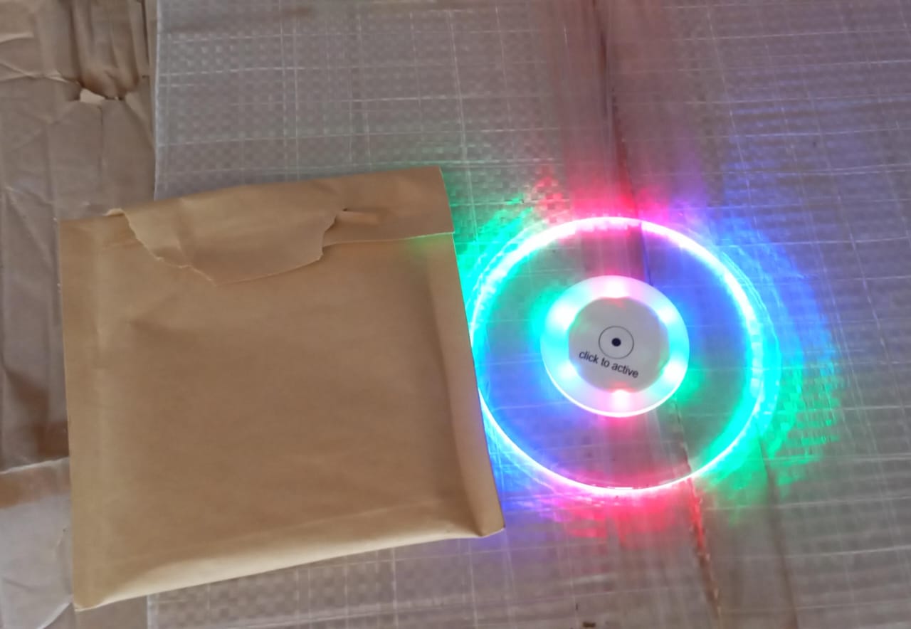 Colorful LED Cocktail Coaster, Round Ultra-Thin LED Drink Coaster (1 Pc) Colorful LED Cocktail Coaster, Round Ultra-Thin LED Drink Coaster (1 Pc)